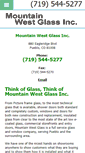 Mobile Screenshot of mountainwestglassinc.com